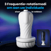 【Gratis verzending】Raketvliegtuigbeker, 3-frequentierotatie, 5-frequentietrilling + telescopisch, verwarmd