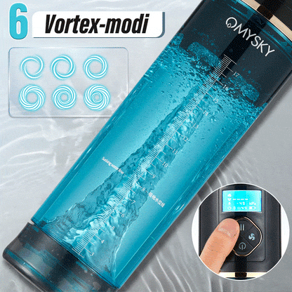 【Verzending op 10 augustus】Acmejoy - Markham Hydrotherapie Water Vortex Penispomp met 6 Vortex-standen