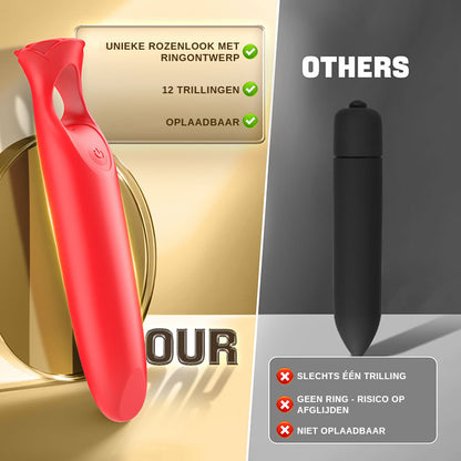 Ring——12 vibraties Precisie clitorisstimulatie Bulletvibrator
