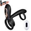 【Nieuw! 】Warren - 10 Rotaties + 10 Vibraties Premium Dual-Ring Cockring