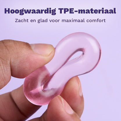 3-delige set cockringen met hoge elasticiteit TPE-ringen voor mannelijk genot