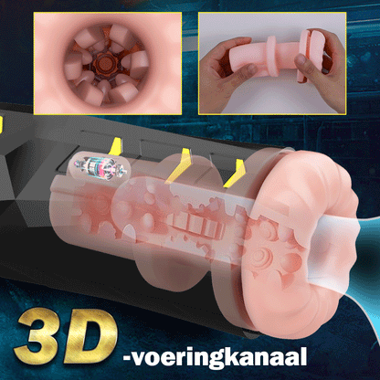 Automatische 10 Stoten 9 Vibrerende Kunstkut