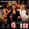 【Flitsverkoop: 30% KORTING】Daphne - Penis Pomp met 3 verwisselbare sleeves, Pocket Pussy, 9 Zuig- & 9 Vibratiemodi, Mannelijke Masturbator