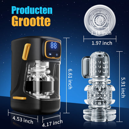 DeepRide X - Wearable Male Stroker Thrusting 300 Thrusts/Min Masturbation Cup