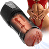 Challenger - 10 Vibraties, 5 Zuigmodi, Ultra-Realistische Vagina, Gesimuleerde Masturbator