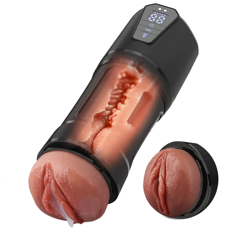 Challenger - 10 Vibraties, 5 Zuigmodi, Ultra-Realistische Vagina, Gesimuleerde Masturbator
