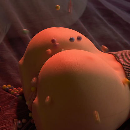 Lily: 3D Realistische Mannelijke Masturbator Bruine Kleur