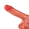 【NEW】Injectie-Realistische penis met gesimuleerde ejaculatie, 10-frequentie vibratiefunctie, met zuignap