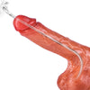 【NEW】Injectie-Realistische penis met gesimuleerde ejaculatie, 10-frequentie vibratiefunctie, met zuignap