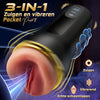 【Black Friday Bestseller】5 Zuigen 10 Vibrerende Gesimuleerde Vagina Ingang Mannelijke Masturbatie Cups