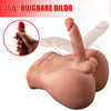 【Gratis verzending】BARTLETT Bruine realistische mannenpop met dildo