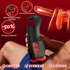 Enchantment - 9 Vibraties, 4 Zuigmodi, Klemmende Zuiging, Orale Simulatie Mannen-Masturbator