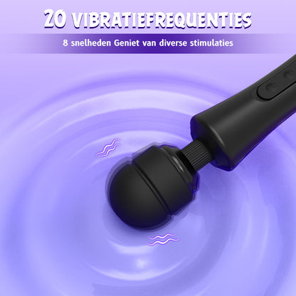 20 Frequentie 8 Hoogfrequente Vibrerende AV-stok met Grote kop