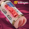 Throb - Dubbeluiteinde Vibrerende Uithoudingstrainer Edging Vertragings- & Duurzaamheidsbouwer Mannen Masturbator