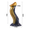Fantasienacht: Realistische handbediende dildo in de vorm van een exotische slang