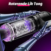 Vortex - 7 Zuigende Dubbele-Temperatuur SPA Boner Vergroter 7 Roterende 360° Massage Masturbator