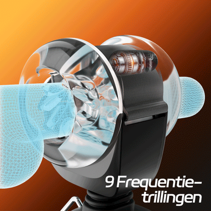 【Flitsverkoop: 30% KORTING】Hazel - 9 Vibraties & Swing & Thrust Handsfree Taille Strap-On Mannelijke Masturbator