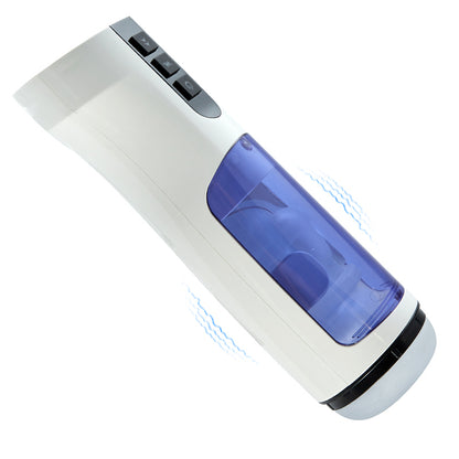 Cosmic Warrior 2 7 Frequentie Verwarmde Vibratie Intrekbare Masturbatie Cup