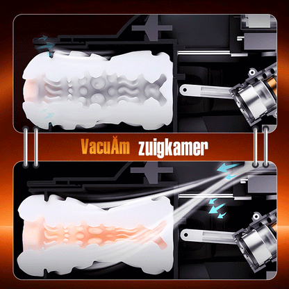LETEN 10 Stuwzuigende, verwarmende masturbatorbeker