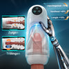 Skyline - 10 Zuigvibraties, Activering Met één knop, App-gestuurde Multi-puntsmassage, Mannelijke Masturbator