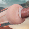 Acmejoy S-HANDE Pussy-Shaped Sleeve 3 Zuigende 9 Vibrerende Mannelijke Vergrotingspompen