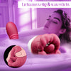 Elowen - Grote mond met tonglikken voor stimulatie van clitoris en tepels, stotende vibrator voor de G-spot.