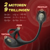 【Bespaar € 5 op extra schoonmaakproducten】Anaalplug bolvormige vibrerende stimulator met penisringen