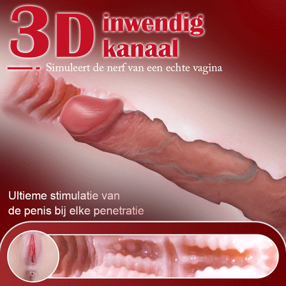 Gesimuleerde kontmasturbator, 7 soorten zuigen op hoge snelheid, 1:1 levensgrootte, 4,3 kg