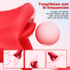 G-spot klap vibrator met tonglikfunctie & vibrerende tong