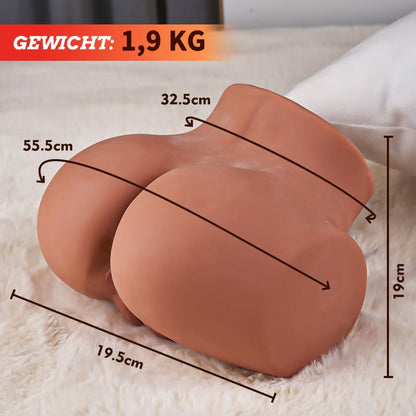 Schepen op 2 februari Met strakke schaamlippen 2 gaten Grace sappig poesje realistische kont 1,9 kg