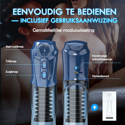 【HOT】Arousa - Vacuümzuiging en vibrerende mannelijke efficiënte penispomp