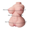 DONNA 3,5KG 10-Frequentie Dubbele Vibratie 3-in-1 Realistische Sekspoppen