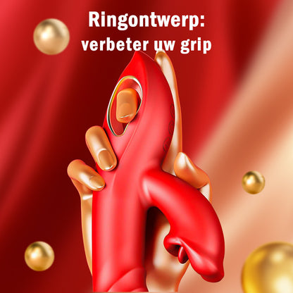 4 in 1 G-spot vibrator, lip bijten clitoris stimulatie, seksspeeltjes voor vrouwen en koppels