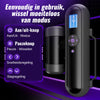 Nex - App-gestuurde interactieve masturbatorcup, 10 vibratiemodi & 10 zuigermodi, 360° strakke omsluiting