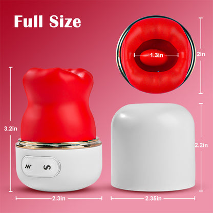 Cherry - Tonglikkende vibrator voor het stimuleren van de clitoris en tepels