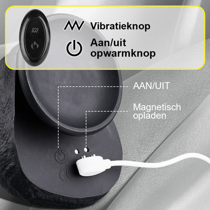 Maurice Grote Stotende Vibrerende Verwarmende Bruine Dildo Voor Mannen Vrouwen