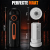 Alien - 6-in-1 Masturbatiecup met 10 vibratiestanden, stuwbewegingen & 4 zuigstanden, met verwarming tot 40°C