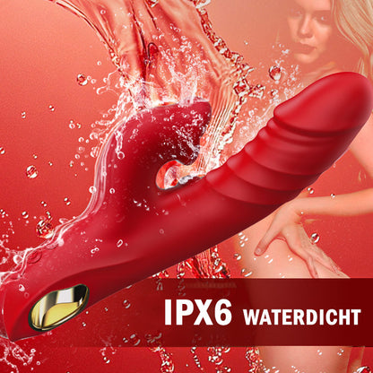 4 in 1 G-spot vibrator, lip bijten clitoris stimulatie, seksspeeltjes voor vrouwen en koppels
