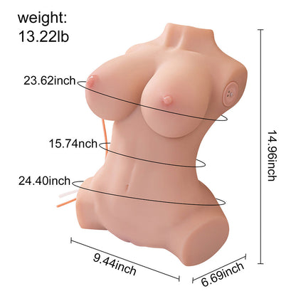 【NIEUW】Laura zuig- en vibrerende pop 6,8 kg