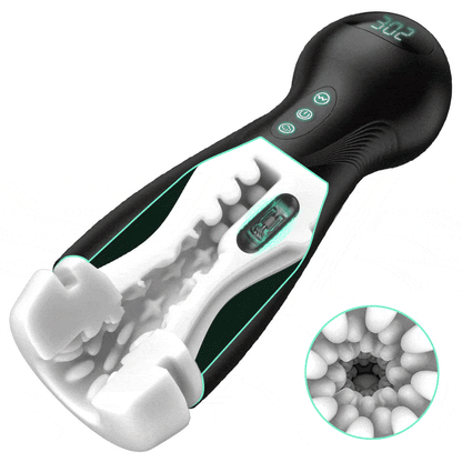Evolution-8 Succion 10 Vibratie One Touch Orgasme Digitaal Vacuüm Masturbator