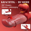 Vesper - Diepe tonglik vibrator voor langdurig plezier met 10 golfbewegingen