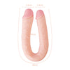 Realistische dubbele dildo voor lesbische vrouwen homomannen
