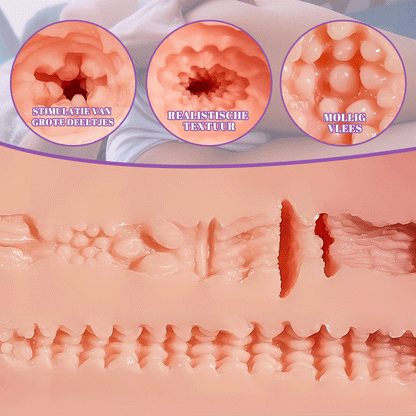 【BELLE：Voorverkoop tot 21.6】5.5KG 3D Realistischer Masturbator Pussy