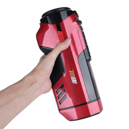 High-tech Parfum Masturbator Cup 10 Telescopische Verwarming Seksueel Kreunen Leten
