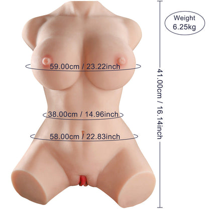 【Dilia】Roze Baby Realistische Sekspop met Roze Tepels 10KG